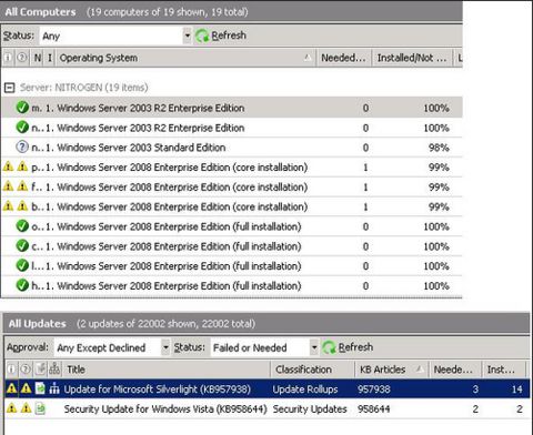 WSUS Server Core Silverlight 2 Status   Please see this this…   Flickr.png